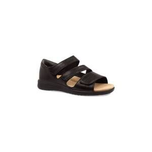 NEW ZIERA women's bardot sandals in black/black